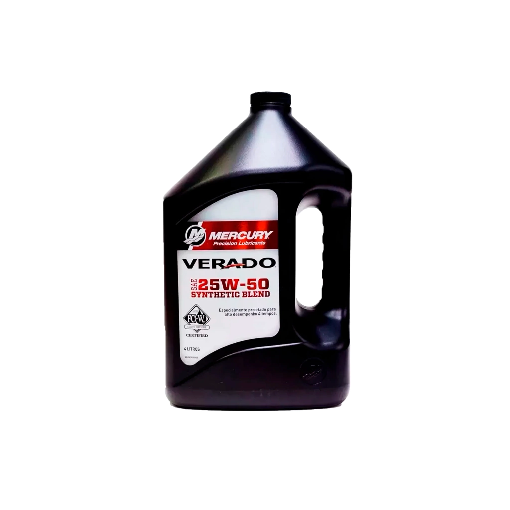 Óleo Lubrificante Mercury Verado 25W50 4 Litros