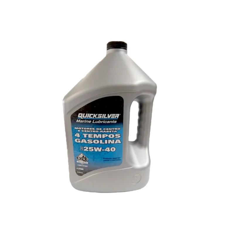 Óleo Quicksilver 25w40 4t Mercruiser Gas Galão 4 Litros